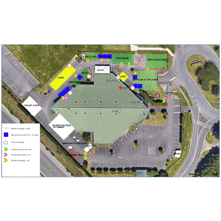 VILLABE LA VILLA. Plan de 0 pièce et 0 m2