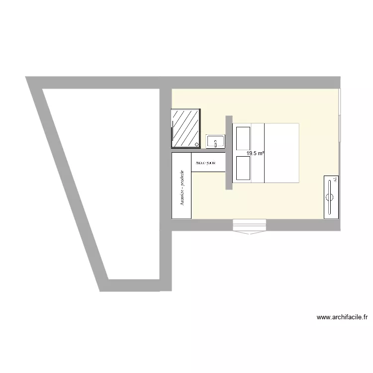 chambre essai 2. Plan de 