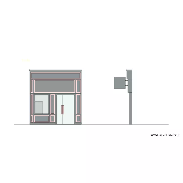 LES REVES D EMILIE GADGETERIE enseigne. Plan de 