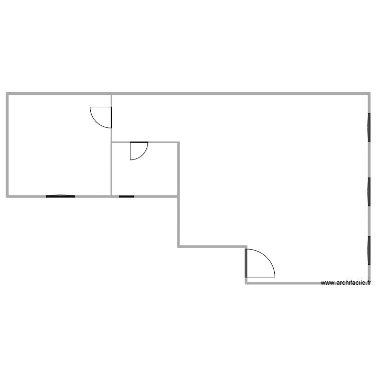 RENAN 2. Plan de 2 pièces et 1026 m2
