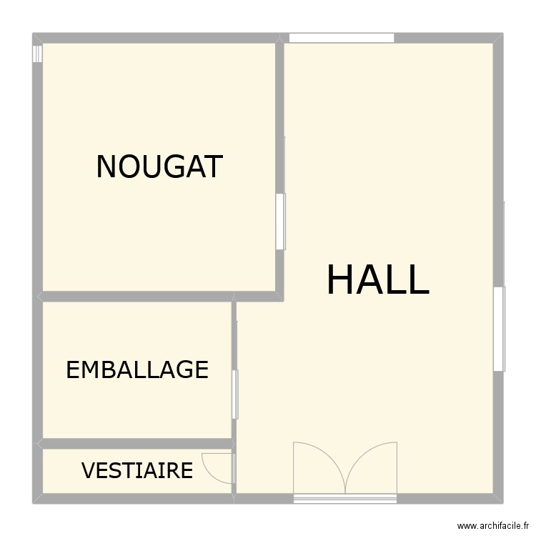HALL. Plan de 4 pièces et 139 m2