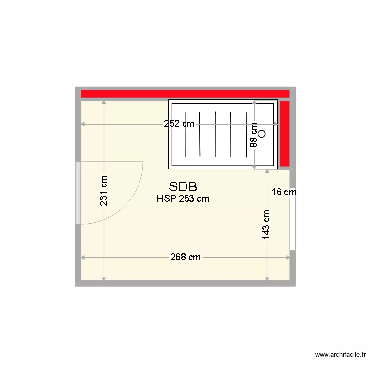 SDB GOUBY. Plan de 