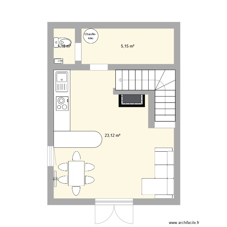 grange rc. Plan de 0 pièce et 0 m2