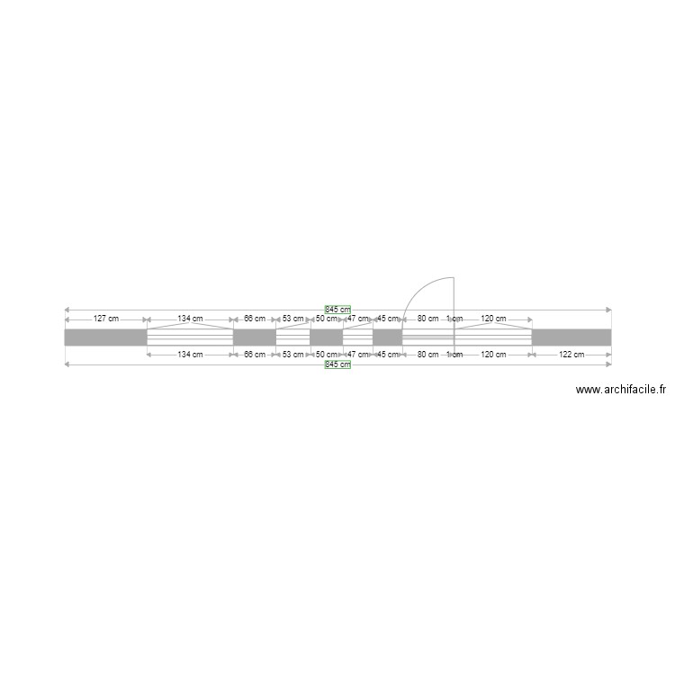 patio mur 1. Plan de 0 pièce et 0 m2