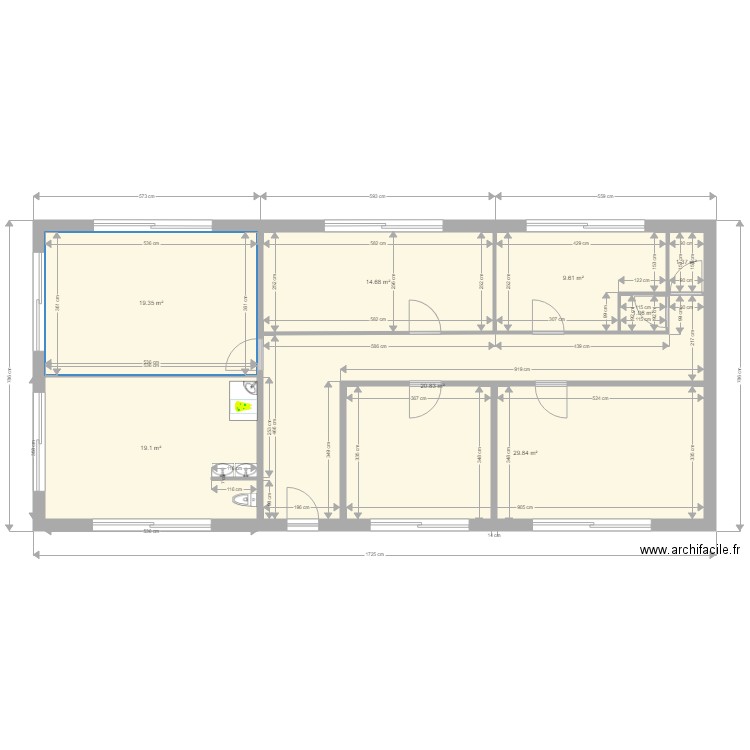 3 bis av du stade  Lagny sur marne. Plan de 0 pièce et 0 m2