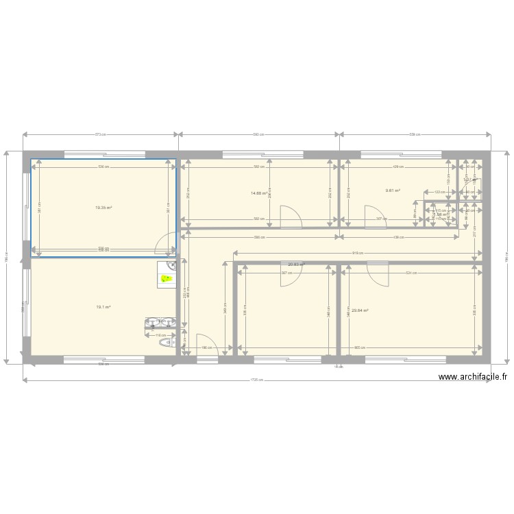 3 bis av du stade  Lagny sur marne. Plan de 0 pièce et 0 m2