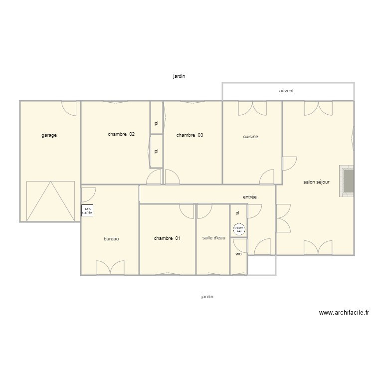 bigaud. Plan de 0 pièce et 0 m2