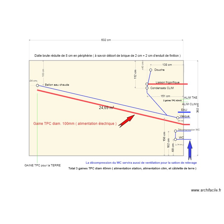 PLAN RESEAUX ANNEX OLIVIER. Plan de 0 pièce et 0 m2
