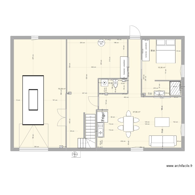 garage. Plan de 0 pièce et 0 m2