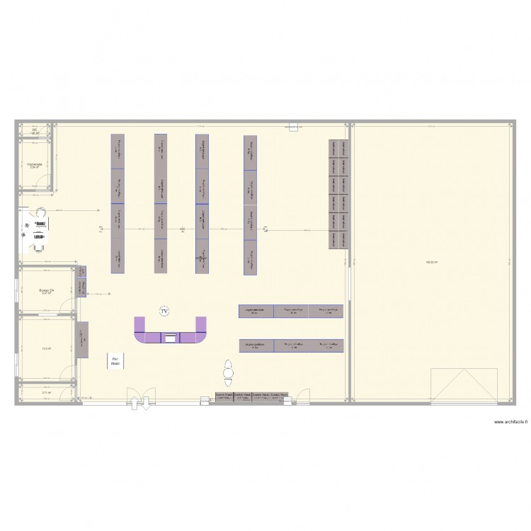 Plan AC2 avant travaux. Plan de 0 pièce et 0 m2