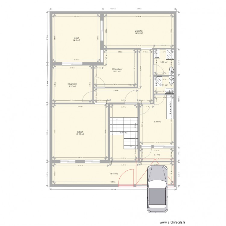 Etage 2. Plan de 0 pièce et 0 m2