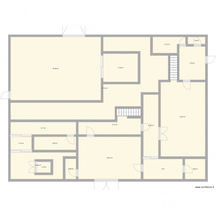 jdr banque. Plan de 0 pièce et 0 m2