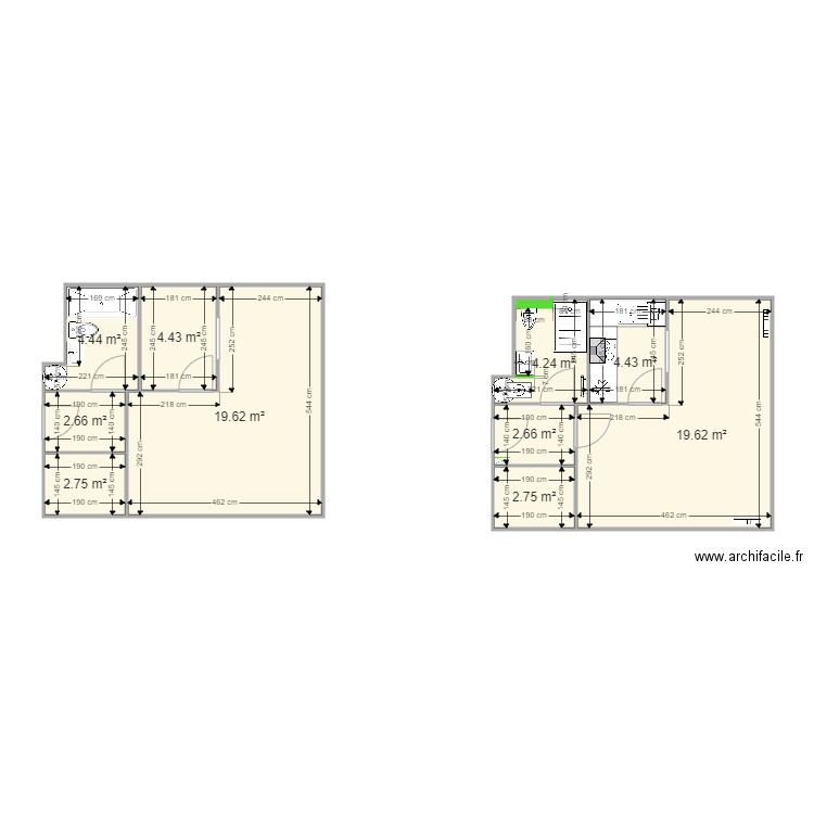 BRICARD Chocatelle. Plan de 0 pièce et 0 m2