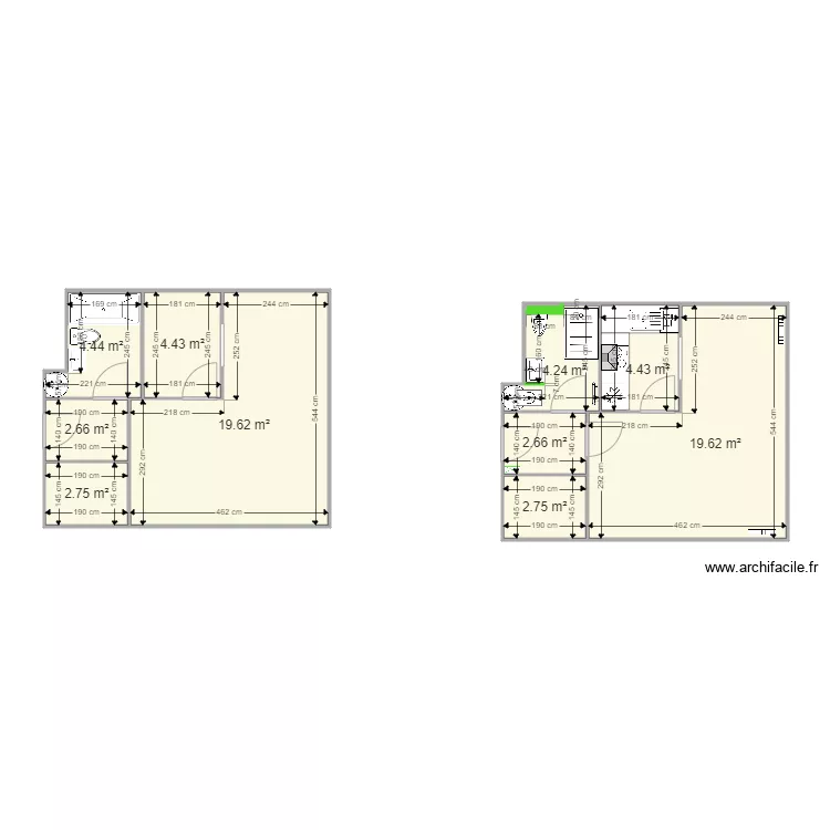 BRICARD Chocatelle. Plan de 