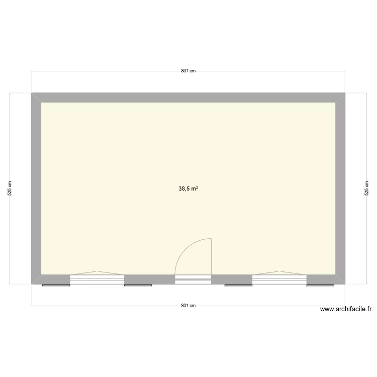 Facade RDC. Plan de Facade RDC. Plan de
