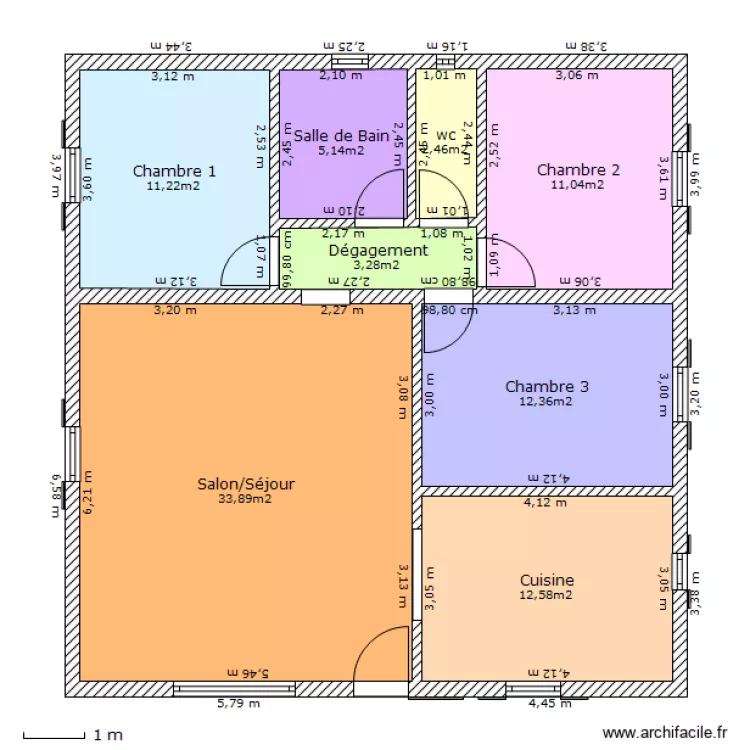 Villa Base 1. Plan de Villa Base 1. Plan de
