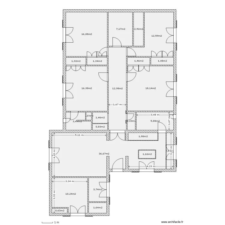 maison pm20. Plan de 