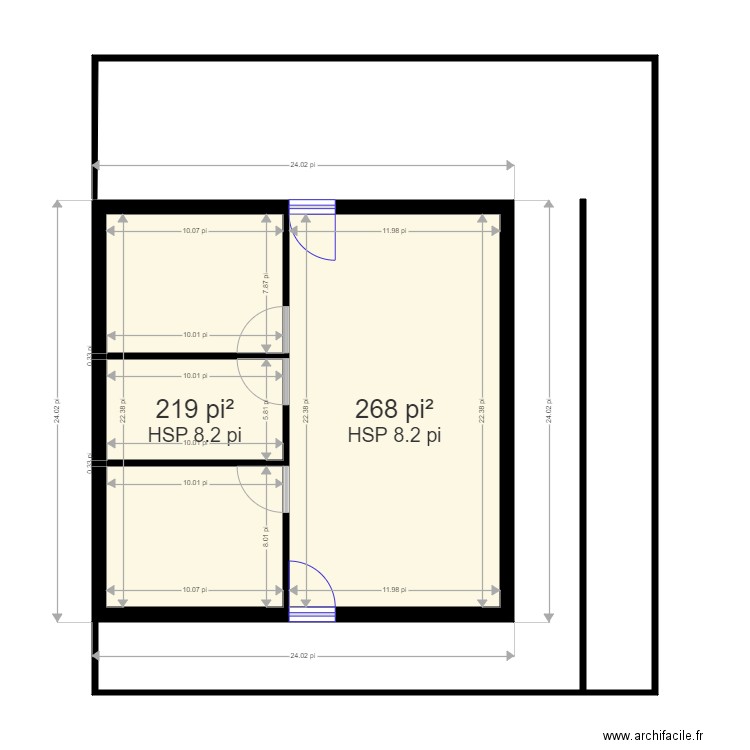 Mon chalet. Plan de 0 pièce et 0 m2