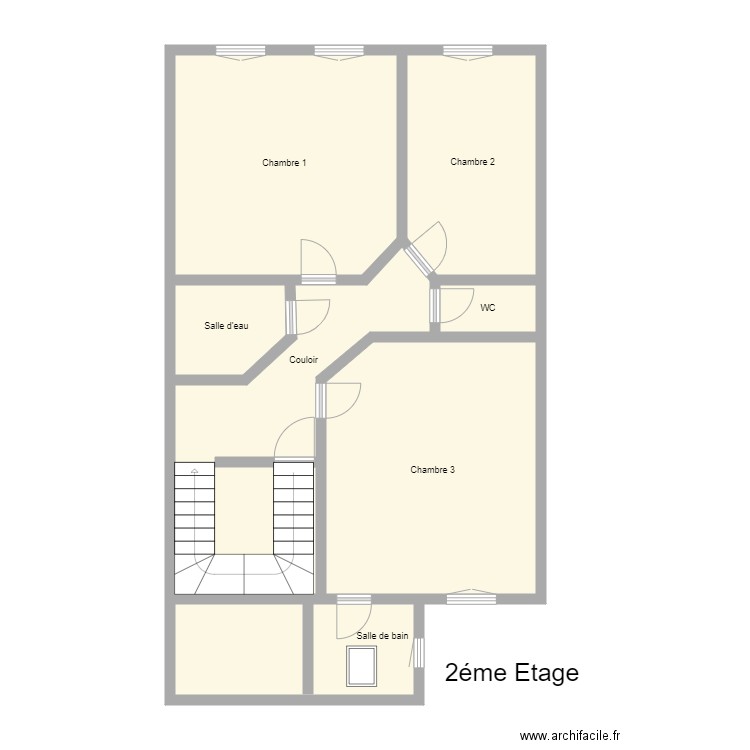 Croquis PETERLIN 2ème Etage. Plan de 0 pièce et 0 m2