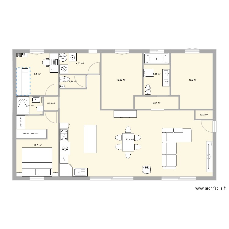 Projet 115 V2. Plan de 0 pièce et 0 m2