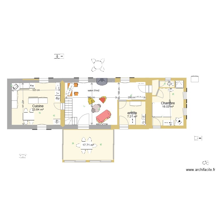 maison lavignassecuisine4. Plan de 0 pièce et 0 m2