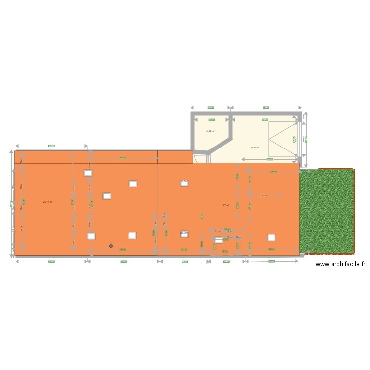 tonnara toit et fenetres de toit. Plan de 0 pièce et 0 m2