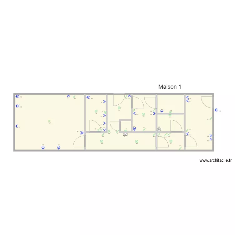 Les ecuries de mery maison 1. Plan de 