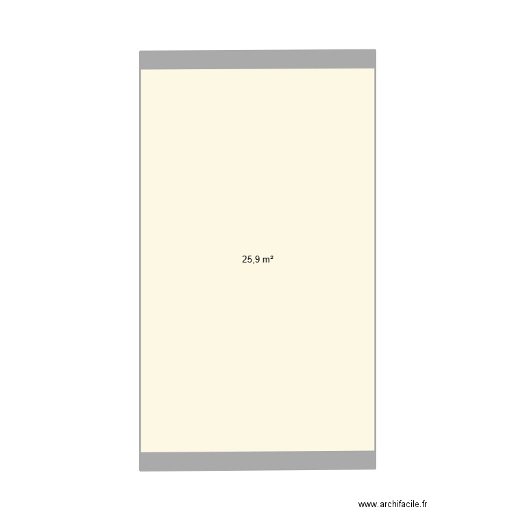 MODULE Centrale L. Plan de 1 pièce et 26 m2