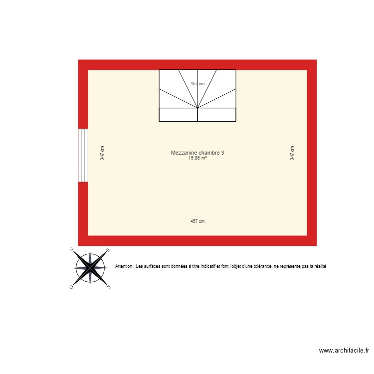 BI 3205 3ème étage coté. Plan de 0 pièce et 0 m2