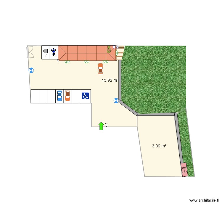 Extérieurs REPECA. Plan de 0 pièce et 0 m2