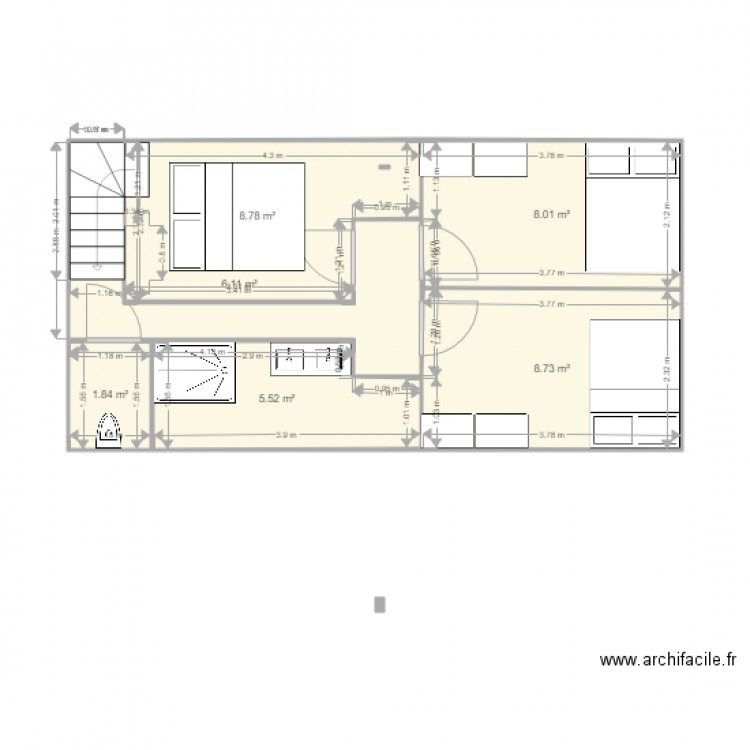 comble. Plan de 0 pièce et 0 m2