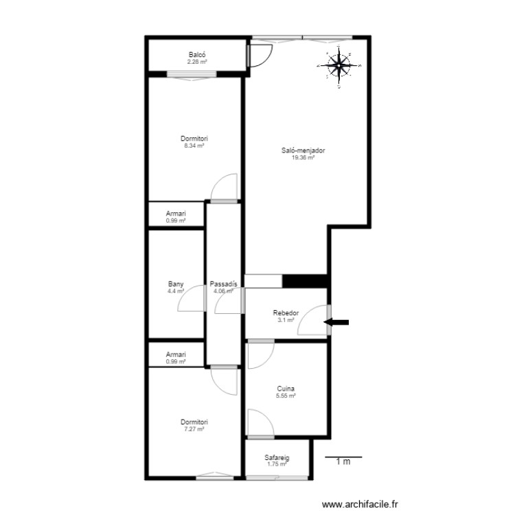 ED PRAT DEL SOLA 3 2 ENCAMP. Plan de 0 pièce et 0 m2