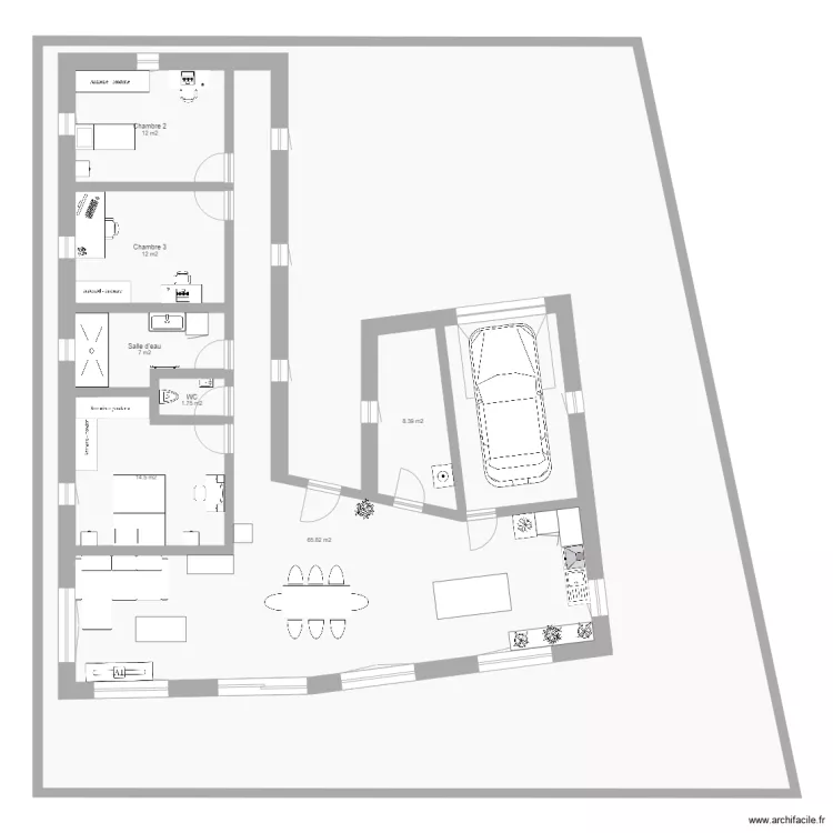 Maison1. Plan de 