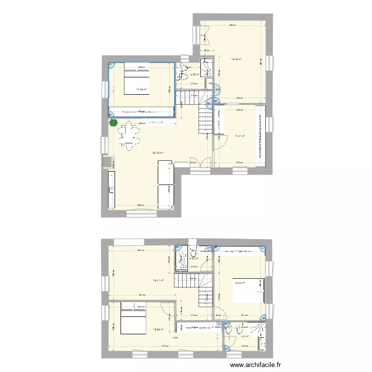 villa2. Plan de 