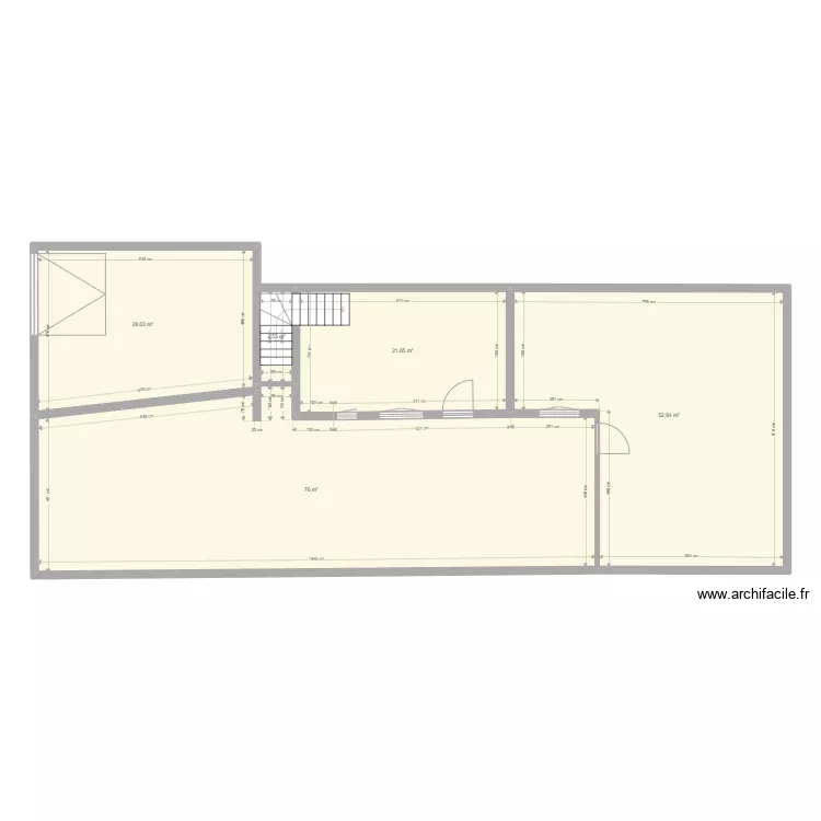 Plan RDC CORNU DE BASE. Plan de 