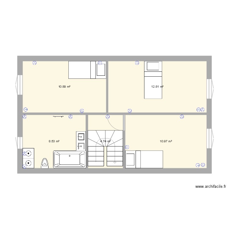 un vrai plan de maison