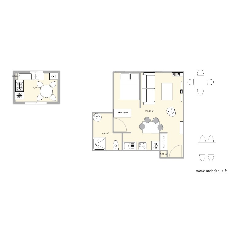 St Fel2. Plan de 0 pièce et 0 m2