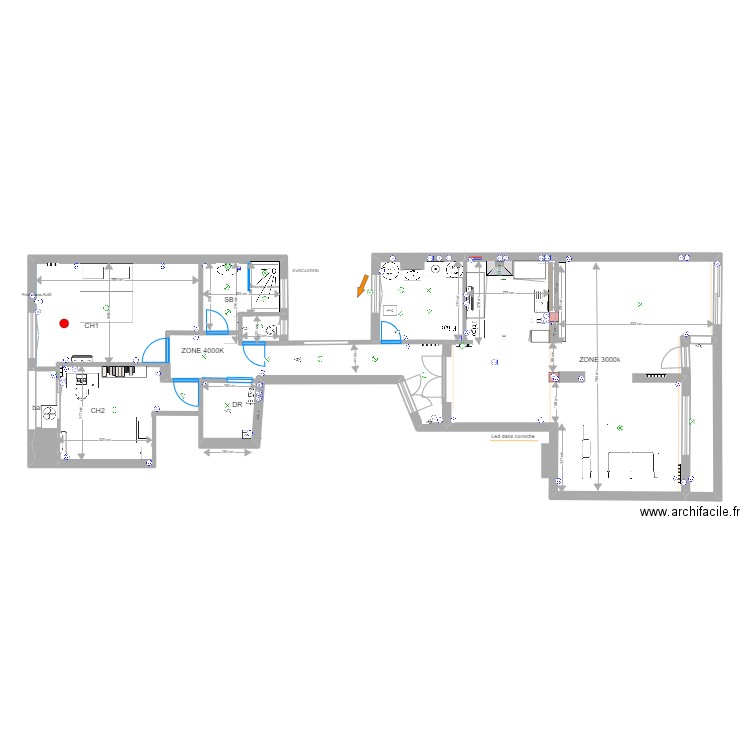 PLAN GENERAL V14 + ELECTRICITE. Plan de 0 pièce et 0 m2