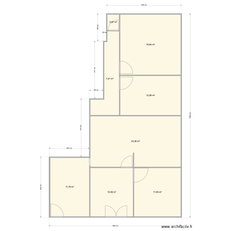 Plan modificatif ELSAN ex PGS 1. Plan de 0 pièce et 0 m2