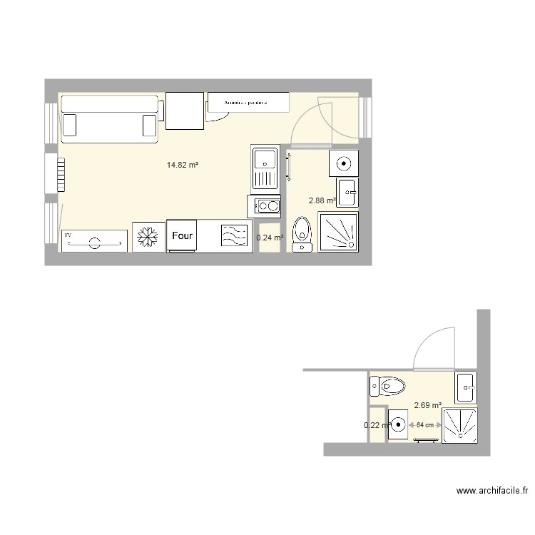 B126. Plan de 0 pièce et 0 m2