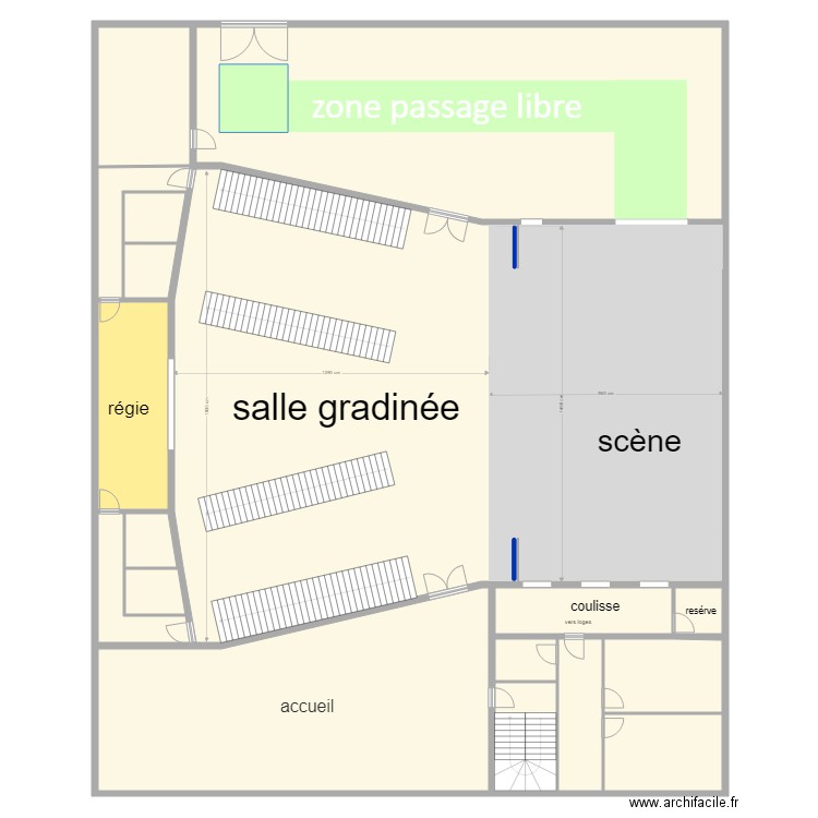 Centre Culturel de Verviers Espace Duesberg. Plan de 0 pièce et 0 m2