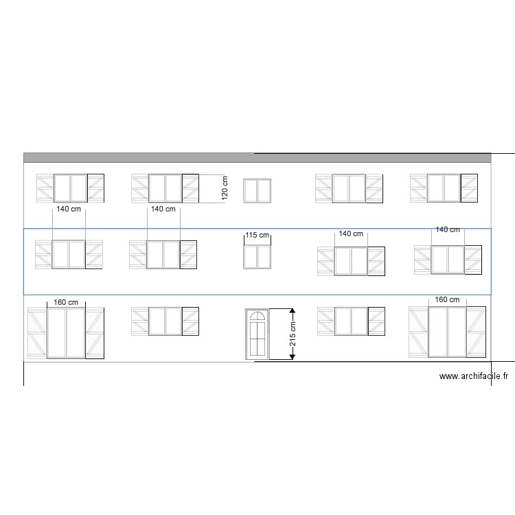 faca immeuble ferte. Plan de 0 pièce et 0 m2