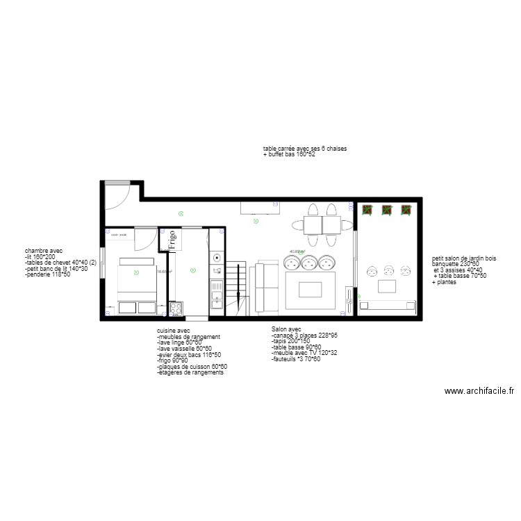 r1 mobilier. Plan de 0 pièce et 0 m2