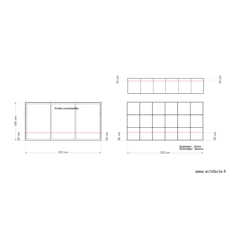 dressing 3. Plan de 0 pièce et 0 m2