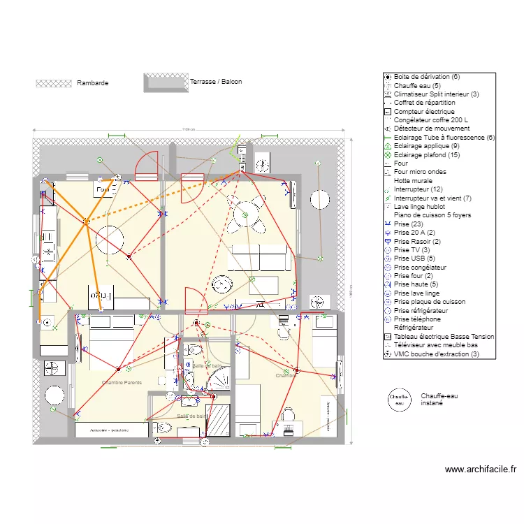 POG Etage 3. Plan de 