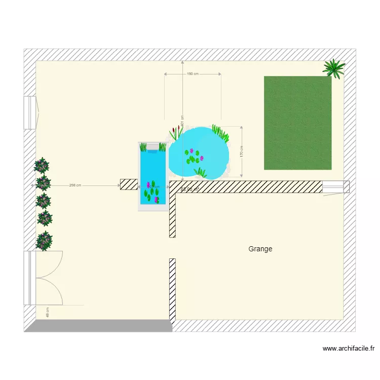 cour pour bassin modif. Plan de 