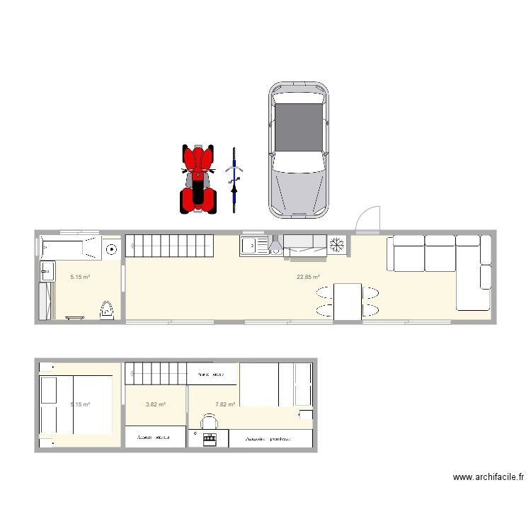 tiny 2. Plan de 0 pièce et 0 m2