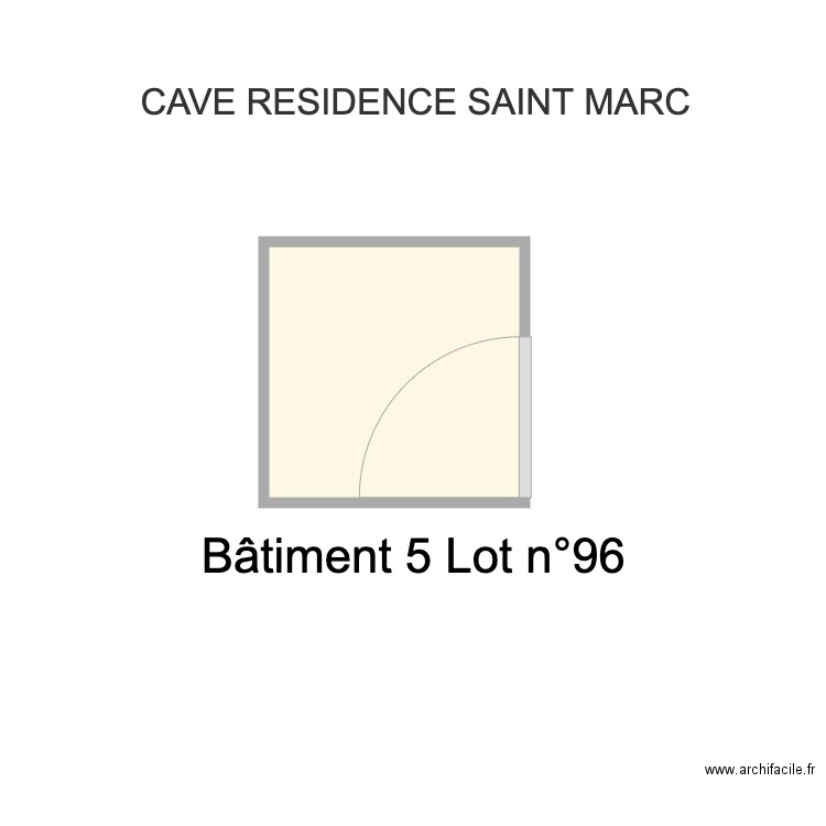 CAVE. Plan de 0 pièce et 0 m2