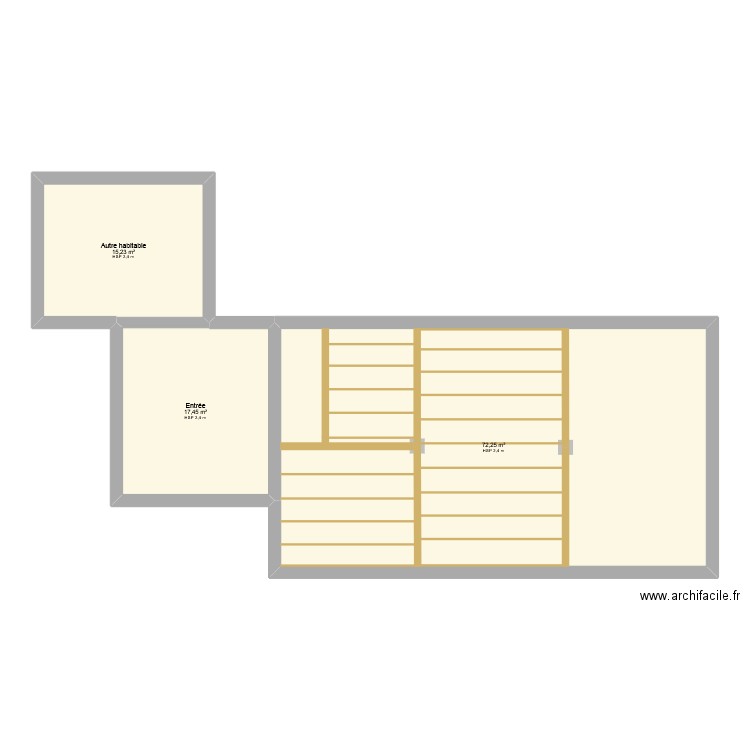 grange saint pierre 2. Plan de 3 pièces et 105 m2