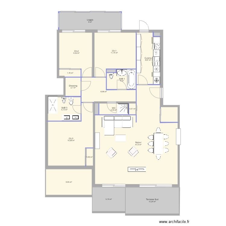 Plan Cannes. Plan de 0 pièce et 0 m2